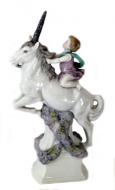 Chlapec na jednorožcovi